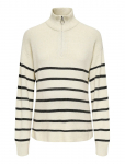 Only Maternity - Olmibi L/S Highneck Zip Pullover Knt - Džemprid - XXL
