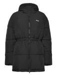FILA - Alba Relaxed Mid Hooded Puffer Jacket - Spordi polsterdatud jakid - S
