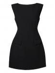 Malina - Adelina High Neck Mini Dress - L&uuml;hikesed kleidid - 44