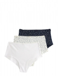 Lindex - 3 Pack Brief High Pointelle Co - Alusp&uuml;ksid - M