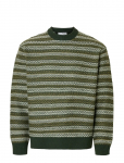Selected - Slhrevy Ls Knit Relaxed Jac Crew Neck - &Uuml;mara kaelusega - XXL