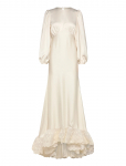 Malina - Emily Long Sleeve Lace Ruffled Bridal Gown - Pruutkleidid - 44