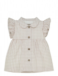 Huttelihut - Dress Ss Woven Check - Varrukateta vabaajakleidid - 68