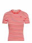 Marimekko - Kukkea Tasaraita Unikko - L&uuml;hikeste varrukatega - XL