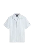 Tommy Hilfiger - Lin Blend Texture Stp S/S Rf - L&uuml;hikeste varrukatega s&auml;rgid - L