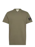 Calvin Klein Jeans - Ss Badge Waffle Tee - L&uuml;hikeste varrukatega - XS