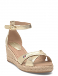 Tommy Hilfiger - Mid Wedge Espad X Cross Gold - Kiilkontsaga jalan&otilde;ud - 42