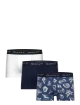 Gant - Shell Print Trunk 3-Pack - Bokserid - XXL