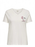 ONLY Carmakoma - Carbea Ss V-Neck Tee Jrs - L&uuml;hikeste varrukatega - 50-52