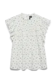 Vero Moda - Vmtrine Sl Lace Top Wvn Noos - Varrukateta - M