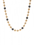 Bud To Rose - Eclipse Long Necklace Black/Gold - Statement kaelakeed - ONE SIZE
