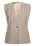 2NDDAY - 2Nd Juell - Striped Linen Blend - Polsterdatud vestid - 42