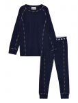 COLD - Stars Merino Wool Set - Komplektid pikkade varrukatega T-s&auml;rgiga - 122