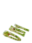 Pipol's Bazaar - Betsy Hair Clip 3 Pcs Pear Green Spot - Juukseklambrid - ONE SIZE