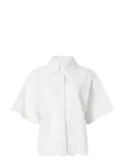 Malina - Claudia Short Sleeve Lace Shirt - L&uuml;hikeste varrukatega - 38