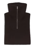 SUI AVA - Cashmere Zip-Up Neck Warmer - Kaelussallid - ONE SIZE