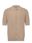 Mos Mosh Gallery - Mmgdario Button Ss Polo Knit - L&uuml;hikeste varrukatega kootud polos&auml;rgid - XXL