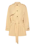 Monki - Short Loose Single-Breasted Trench Coat - Vihmamantlid - S