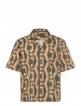 Oscar Jacobson - Reg Fit Cuban Ss Tile Print - L&uuml;hikeste varrukatega s&auml;rgid - XL