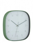 KARLSSON - Wall Clock Grato Cuadrado Grayed Jade W. Jungle Green - Seinakellad - H 29CM