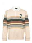 7 DAYS Active - Polo Stripes Long Sleeve - Spordi pikkade varrukatega polos&auml;rgid - XL