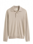 Gant - Extrafine Merino Wool Polo - Pikkade varrukatega kootud polos&auml;rgid - XL