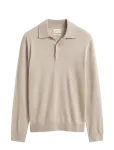 Gant - Extrafine Merino Wool Polo - Pikkade varrukatega kootud polos&auml;rgid - XL