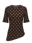 JDY - Jdydebbie S/S Asymmetrical Top Jrs Dia - L&uuml;hikeste varrukatega - XL