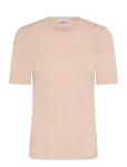 Maison Kitsune - Baby Fox Ribbed Fitted Tee-Shirt - L&uuml;hikeste varrukatega - M