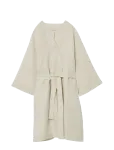 Garbo&Friends - Linen Hemstitched Linen Bathrobe M/L - Hommikumantlid - XS/S
