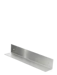 Nichba Design - Shelf 60Cm - Brushed Stainless - Bathroom Shelves - ONE SIZE