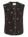 JDY - Jdysimina Teddy Heart Emb Waistcoat Otw - Fliis- ja teddy vestid - M
