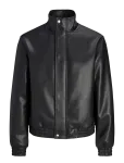 Jack & Jones - Jorhigh Neck Pu Jacket Smu - Nahk - XL