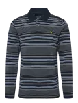 Lyle & Scott - Multi Stripe Long Sleeve Polo Shirt - Pikkade varrukatega - L