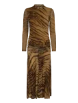 Bardot - Lea Printed Mesh Dress - P&otilde;lveni ja midi - L