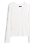 GAP - Long-Sleeved Rib T-Shirt From The Gap Collection - Pikkade varrukatega - XL