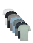 Lindbergh - Basic O-Neck Tee S/S 7 Pack - L&uuml;hikeste varrukatega - XXL