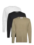 Lindbergh - 3-Pack Basic Tee L/S - Pikkade varrukatega - XXL