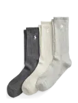 Polo Ralph Lauren - Cotton-Blend Crew Sock 3-Pack - Tavalised sokid - ONE SIZE