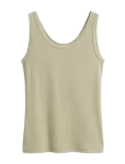 Gant - Slim Ribbed Tank Top - Varrukateta - XL