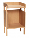 H&uuml;bsch - Archive Bedside Table Natural - Nightstands - ONE SIZE