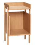 H&uuml;bsch - Archive Bedside Table Natural - Nightstands - ONE SIZE