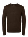 Selected - Slmtray Ls Knit Merino Crew Neck Noos - Pikkade varrukatega kootud polos&auml;rgid - S