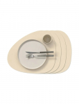 LIND DNA - 4-Set Table Mat Curve Nupo - Lauamatid - 37X44CM