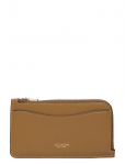 Coach - Refined Calf Leather New York Zip Card Case - Rahakotid - ONE SIZE