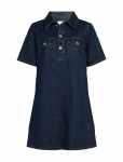 Calvin Klein Jeans - Popover Denim Dress Dark Ck Blue - L&uuml;hikesed kleidid - XXS