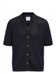 ONLY & SONS - Onsthiago Ovz 7 Ss Resort Crochet Shirt - L&uuml;hikeste varrukatega kootud polos&auml;rgid - XS