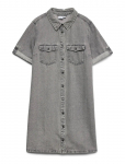 Vero Moda - Vmjennie Ss Short Denim Dress Ga Noos - P&otilde;lveni ja midi - XL