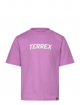 Adidas Terrex - K Mt Logo Tee - L&uuml;hikeste varrukatega - 128