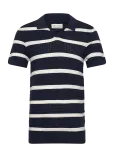 Casual Friday - Cfdahlin Ss Striped Polo Knit - L&uuml;hikeste varrukatega kootud polos&auml;rgid - M